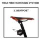 Dviračio traukimo diržas TRAX Trax PRO