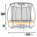 Batutas Neo-Sport 252 cm, Oranžinė