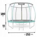 Batutas Neo-Sport, 252 cm Žalia