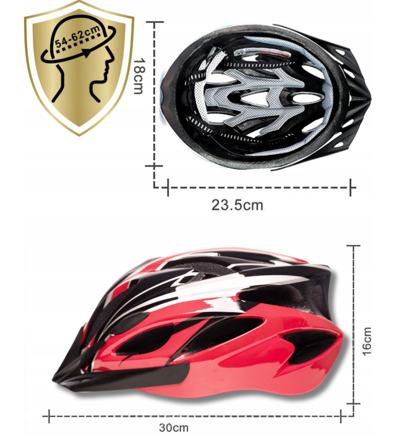 Ercole MTB dviratininko šalmas