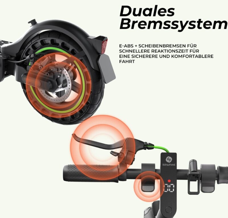 ISINWHEEL S9 MAX electric scooter, solid tire, 35 km/h