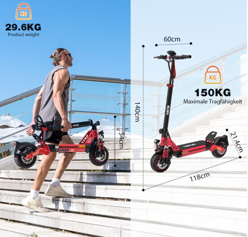 RCB TECH electric scooter, OFF ROAD, 90/120 km/h