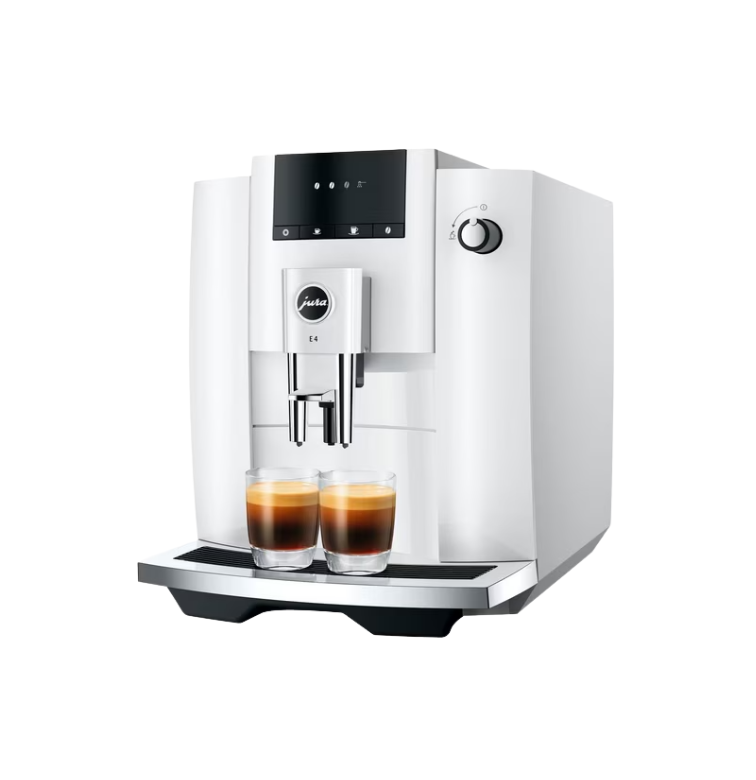 Coffee machine JURA E4, white colour