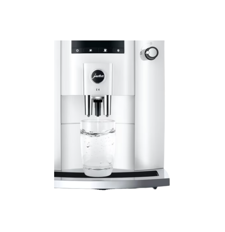 Coffee machine JURA E4, white colour