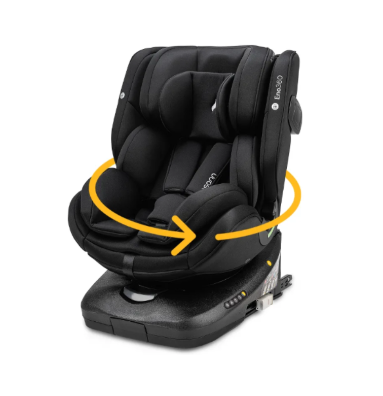 Osann vaikiška automobilinė kėdutė, juodos spalvos (40–150 cm)