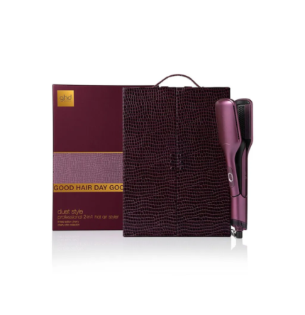 ghd „Cherry Chic“ riboto leidimo dovanų rinkinys - 2in1 karšto oro plaukų formavimo įrankis