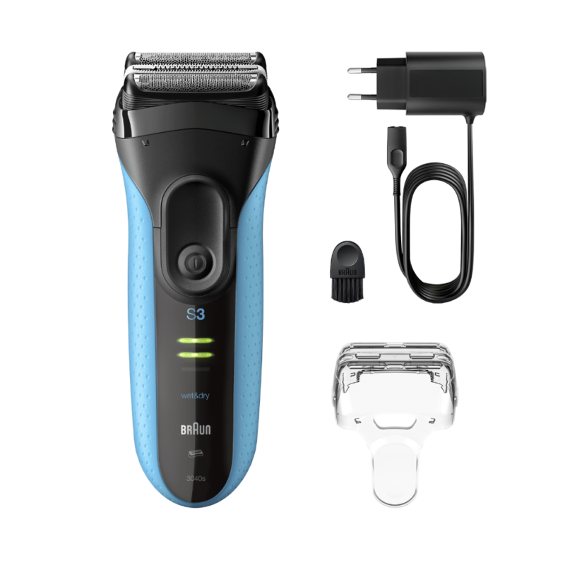 Barzdaskutė Braun Series 3+ 3040S Mėlyna