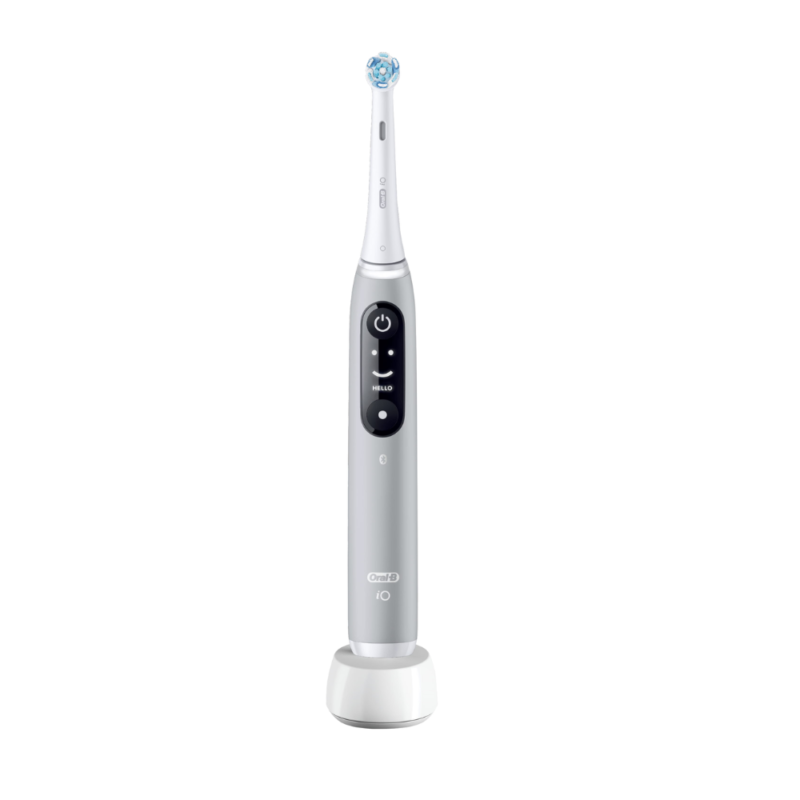 Elektrinis dantų šepetėlis Oral-B iO Series 6N Grey + Additional iO Gentle Cleaning Brush