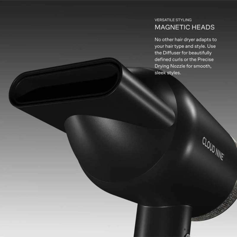 Plaukų džiovintuvas Cloud Nine The Airshot Pro Black