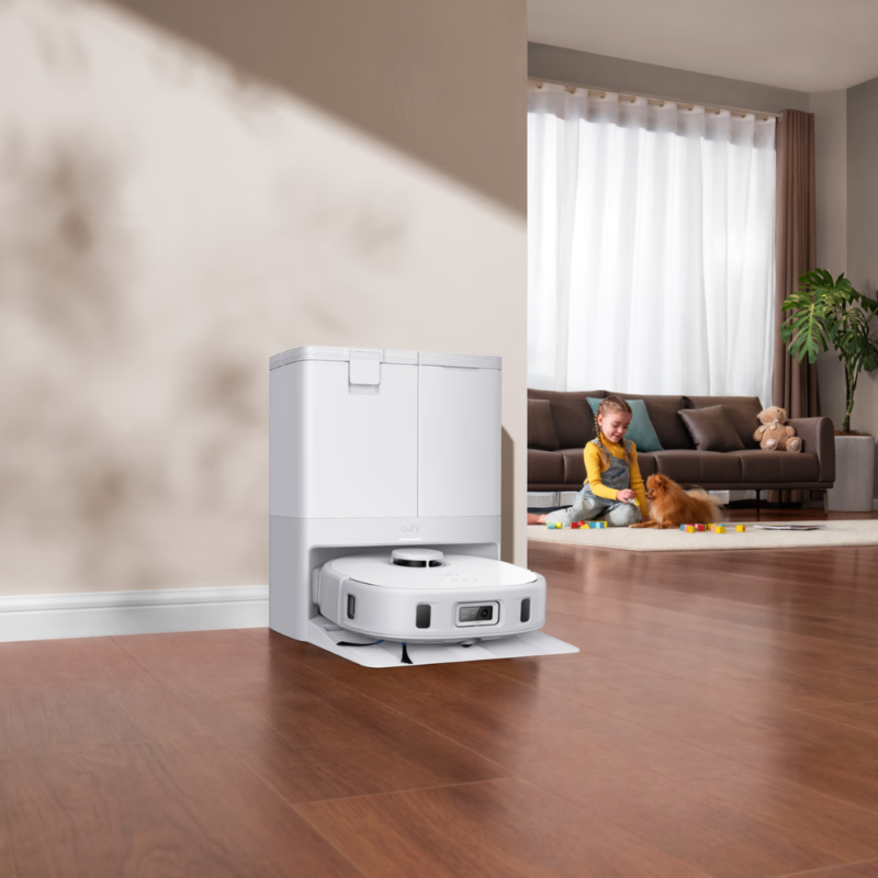 Dulkių siurblys robotas Eufy X10 Pro Omni White