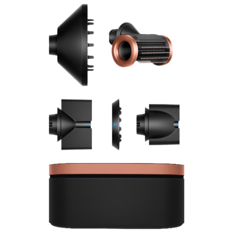 Plaukų džiovintuvas Dyson Supersonic Nural Straight + Wavy Limited Edition Amber Silk