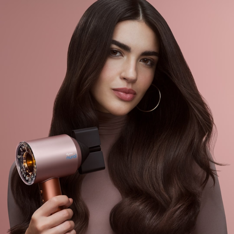 Plaukų džiovintuvas Dyson Supersonic Nural Straight + Wavy Limited Edition Amber Silk