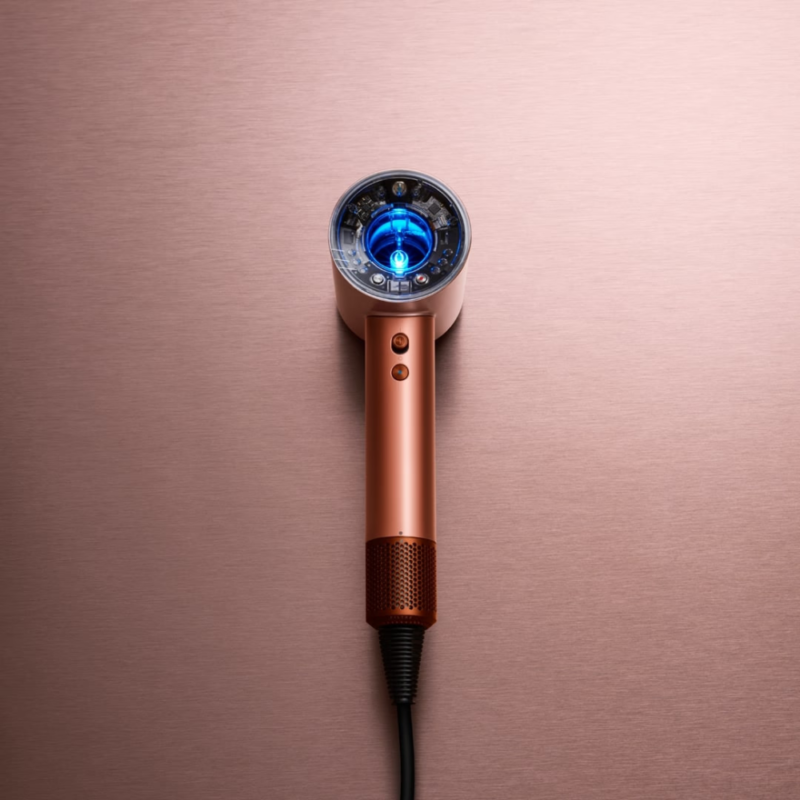 Plaukų džiovintuvas Dyson Supersonic Nural Straight + Wavy Limited Edition Amber Silk