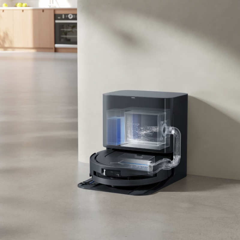 Dulkių siurblys robotas Ecovacs Deebot T80 Omni, juodas