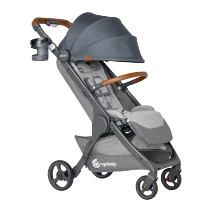 Ergobaby Metro+ Deluxe kompaktiškas vežimėlis, pilkas