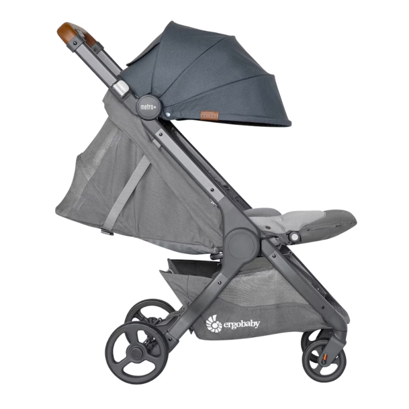 Ergobaby Metro+ Deluxe kompaktiškas vežimėlis, pilkas 3 Ergobaby Metro+ Deluxe kompaktiškas vežimėlis, pilkas
