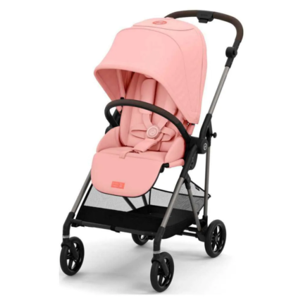 Vėžimėlis CYBEX Melio rožinis 1 Vėžimėlis CYBEX Melio rožinis
