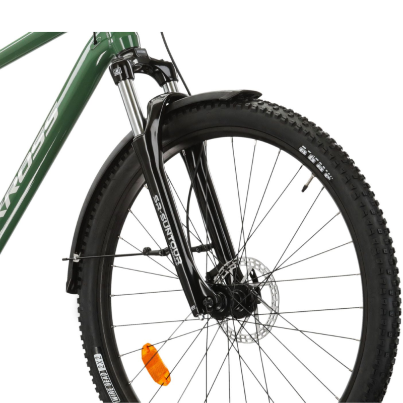 Kalnų dviratis KROSS MTB Hexagon 4.0 27.5, žalias 3 Kalnų dviratis KROSS MTB Hexagon 4.0 27.5", žalias