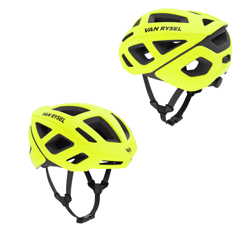 VAN RYSEL Plento dviratininko šalmas RCR-F MIPS, baltas 1 VAN RYSEL dviratininko šalmas ROADR 500 neon yellow, dydis L 59-63 cm