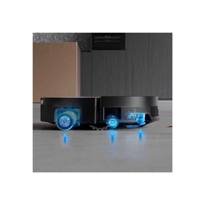 Dulkių siurblys robotas Ecovacs DEEBOT X11 OmniCyclone, Juodas + Dovana (2vnt. valymo priemonės)